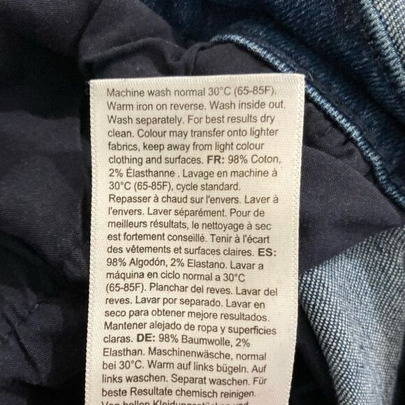 Seraphine Overalls Women’s 6 Blue Denim Maternity Straight Leg Adjustable Casual - Picture 10 of 10